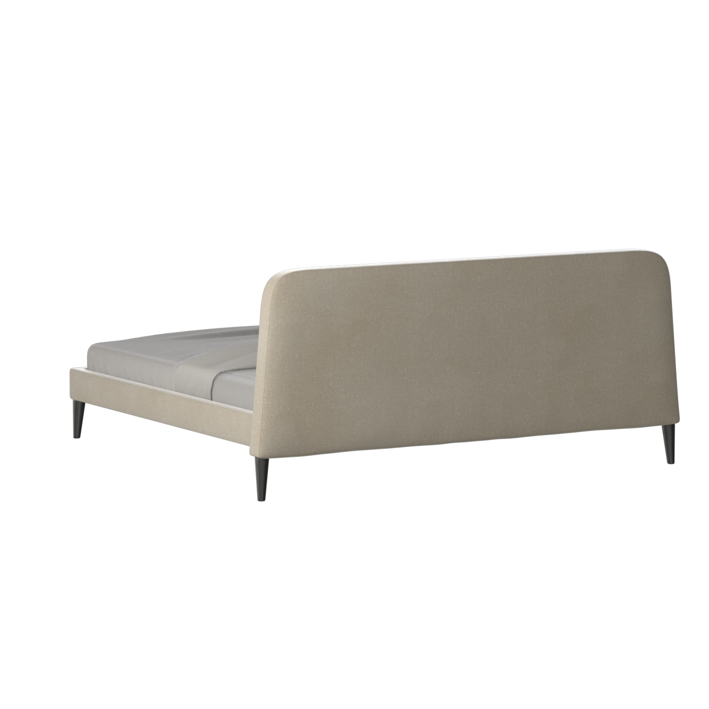 Lit double Selma avec capitonnage vertical profond