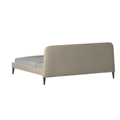 Lit double Selma avec capitonnage vertical profond