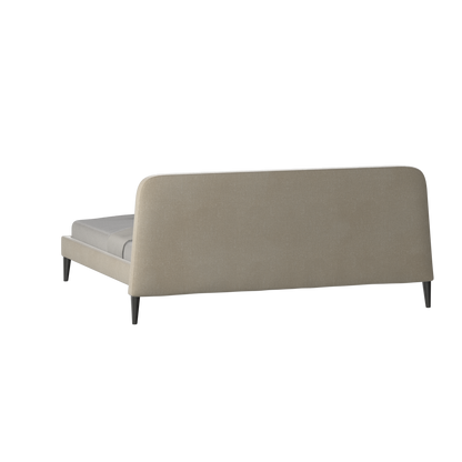 Lit double Selma avec capitonnage vertical profond