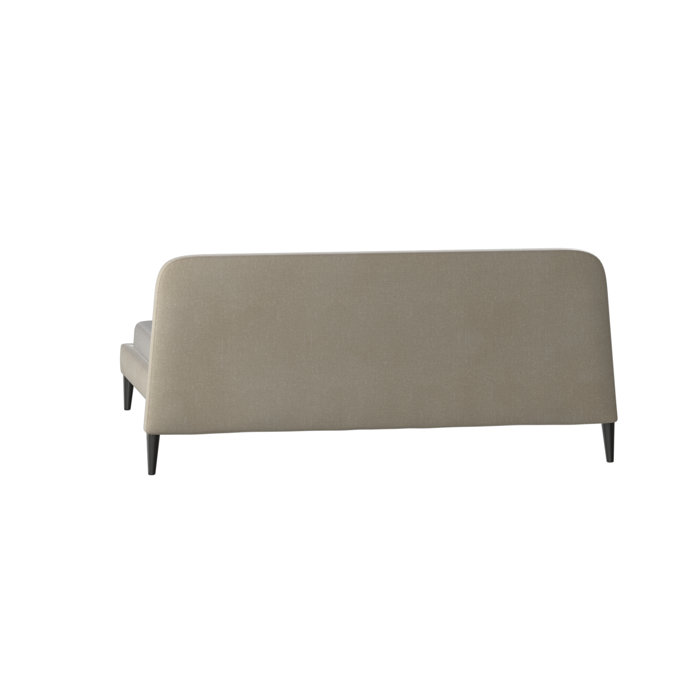 Lit double Selma avec capitonnage vertical profond