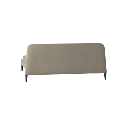 Lit double Selma avec capitonnage vertical profond