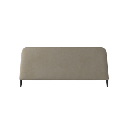 Lit double Selma avec capitonnage vertical profond