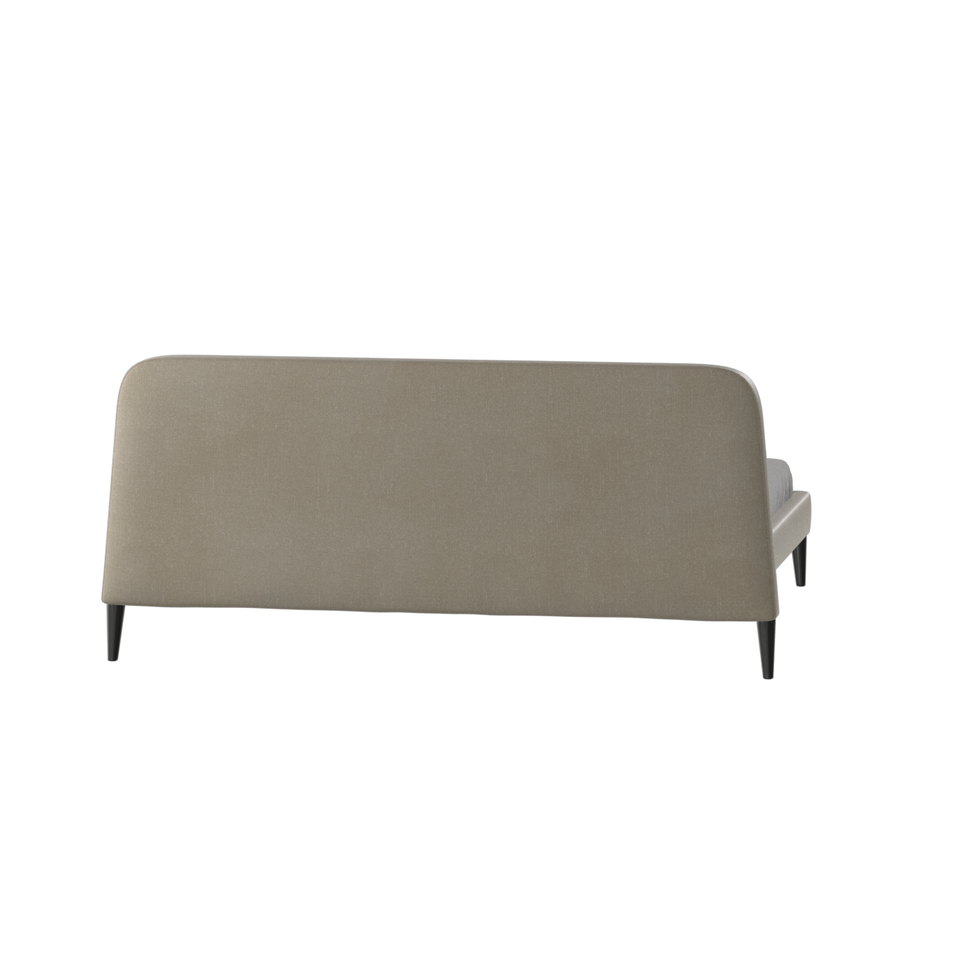 Lit double Selma avec capitonnage vertical profond