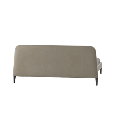 Lit double Selma avec capitonnage vertical profond