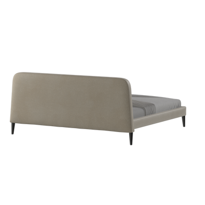 Lit double Selma avec capitonnage vertical profond