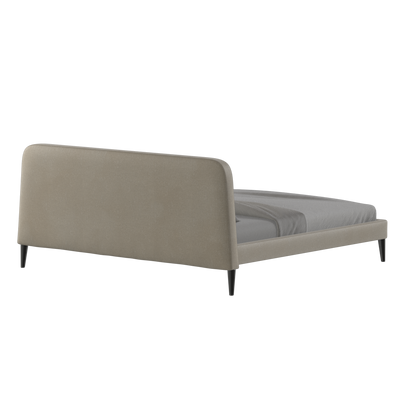 Lit double Selma avec capitonnage vertical profond
