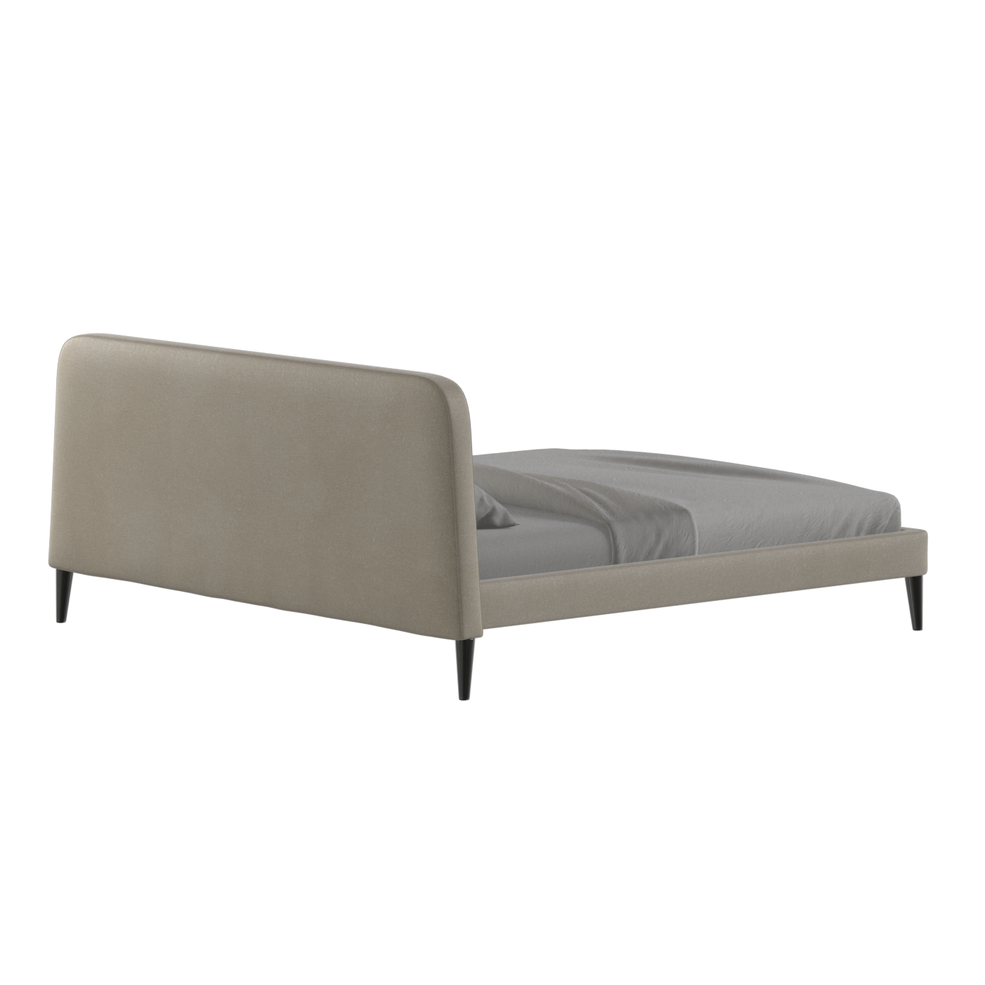 Lit double Selma avec capitonnage vertical profond
