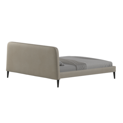 Lit double Selma avec capitonnage vertical profond