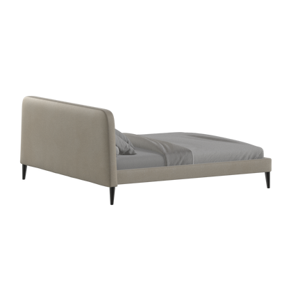 Lit double Selma avec capitonnage vertical profond