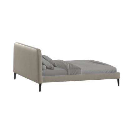 Lit double Selma avec capitonnage vertical profond