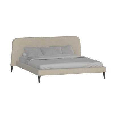 Lit double Selma avec capitonnage vertical profond