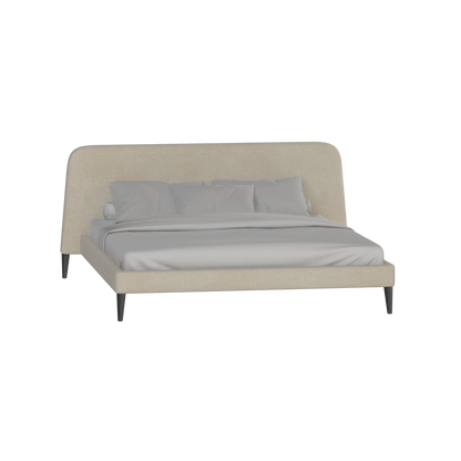 Lit double Selma avec capitonnage vertical profond