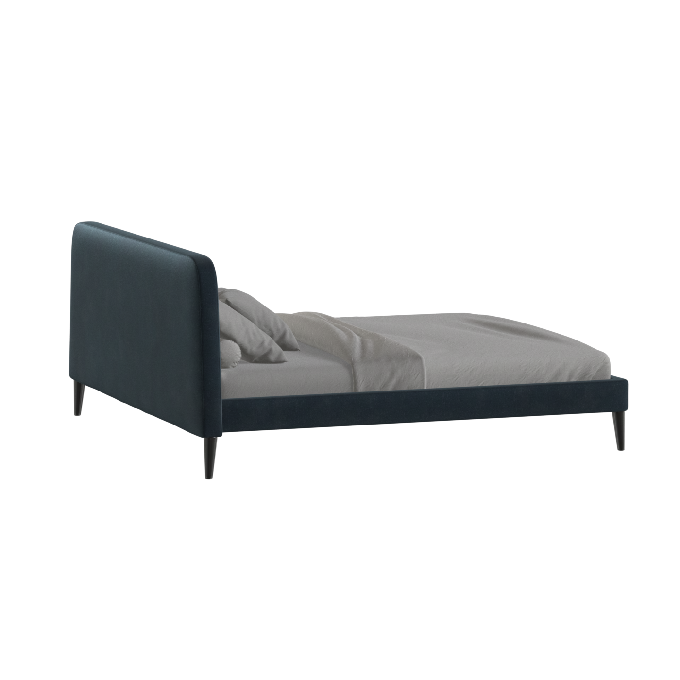 Selma Double Bed with Deep Vertical Tufting