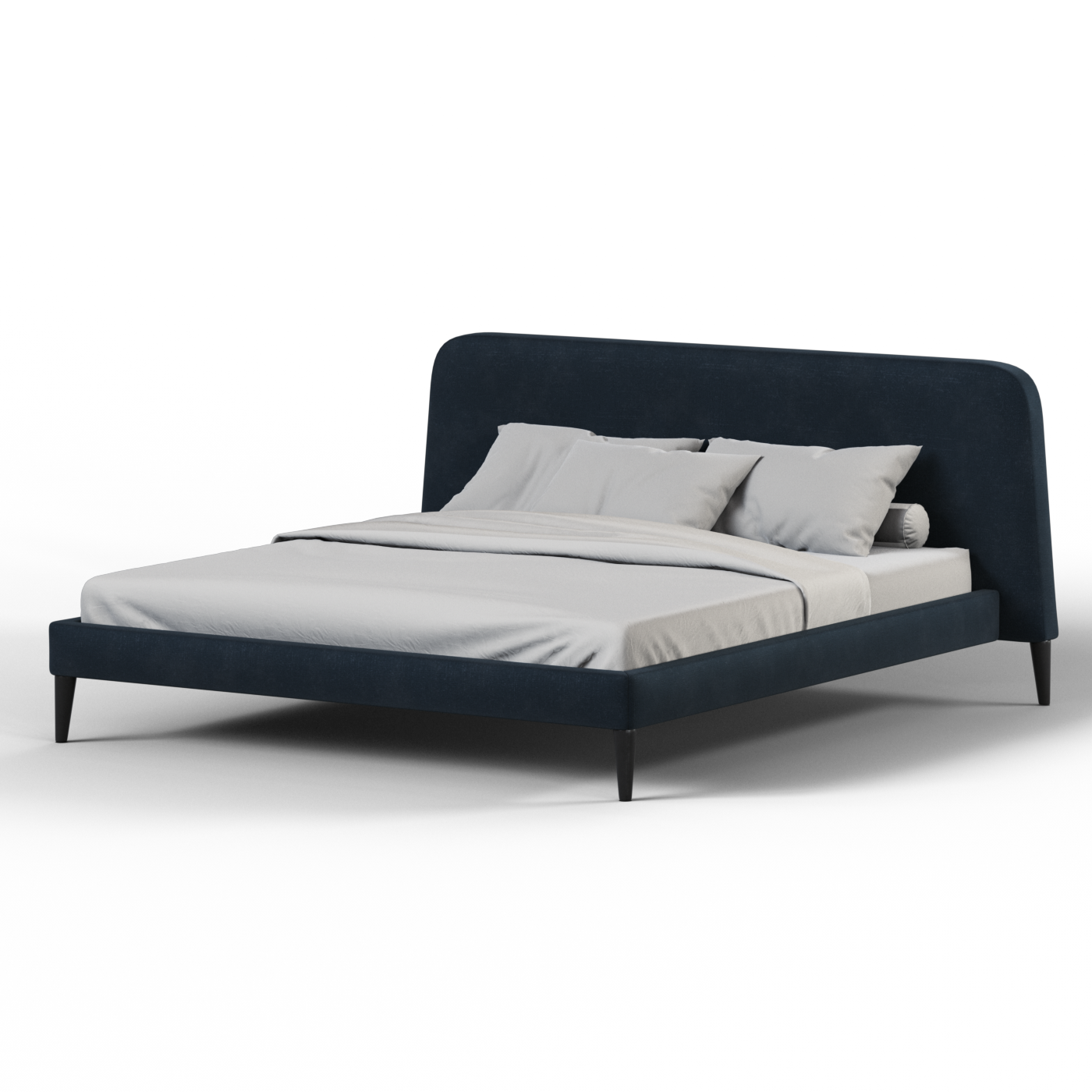 Selma Double Bed with Deep Vertical Tufting