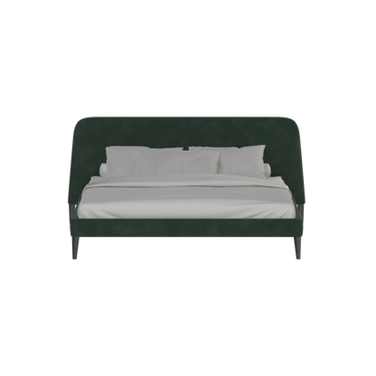 Lit double Selma avec capitonnage vertical profond