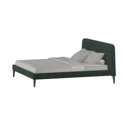 Lit double Selma avec capitonnage vertical profond