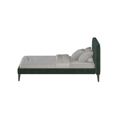 Lit double Selma avec capitonnage vertical profond