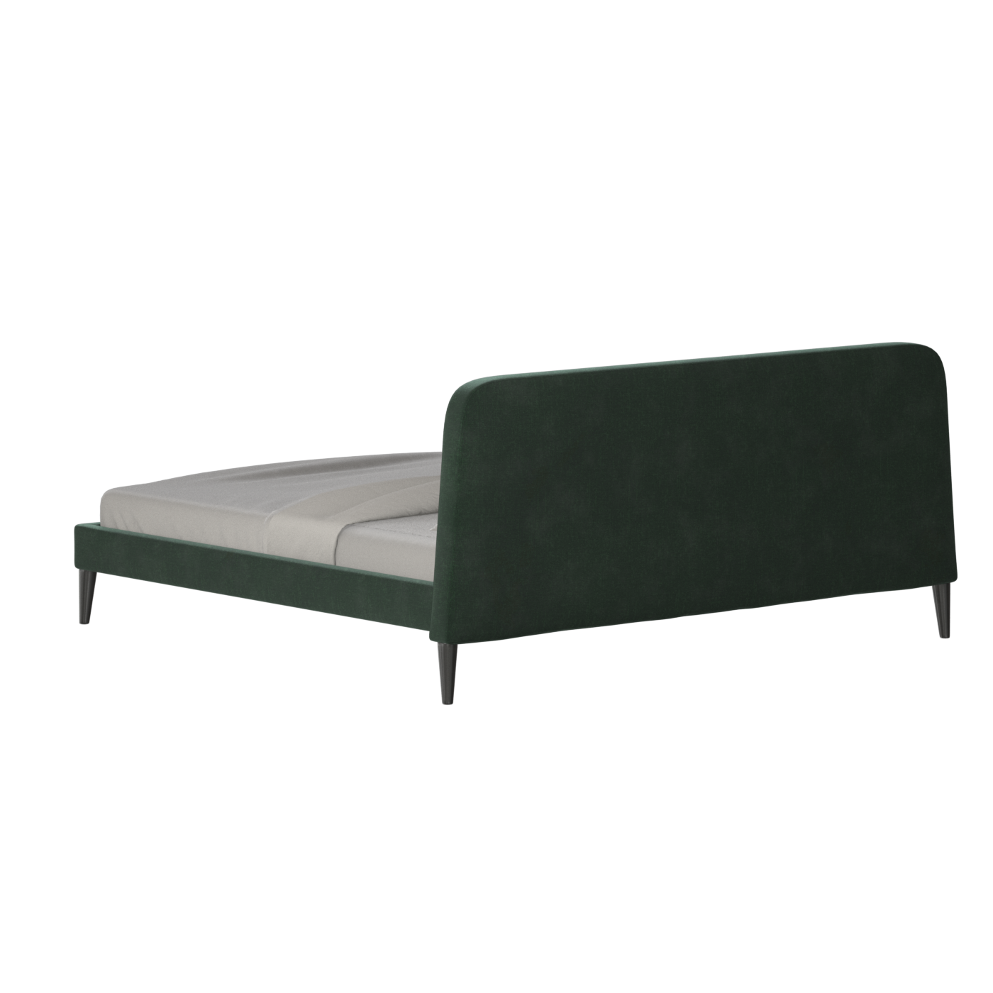 Lit double Selma avec capitonnage vertical profond