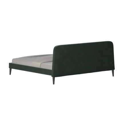 Lit double Selma avec capitonnage vertical profond
