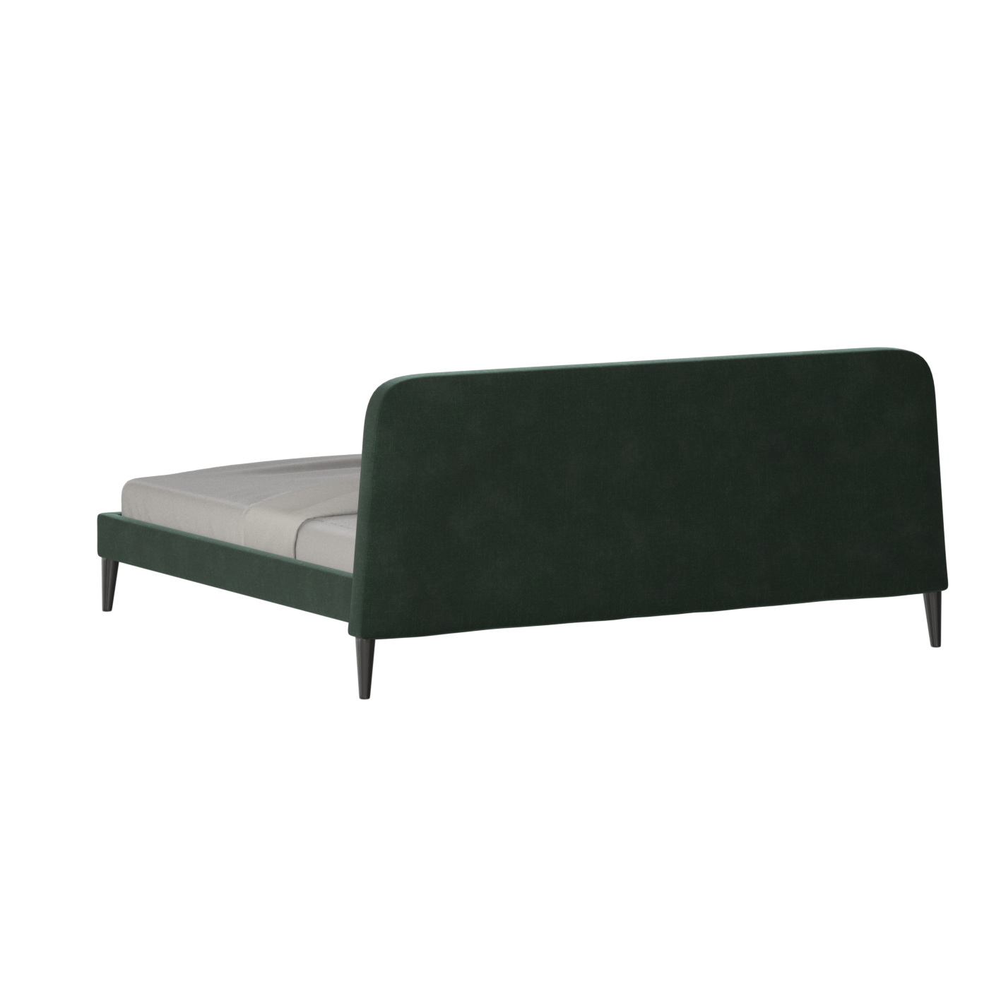 Lit double Selma avec capitonnage vertical profond