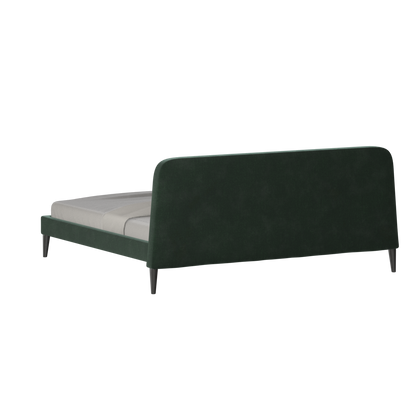 Lit double Selma avec capitonnage vertical profond