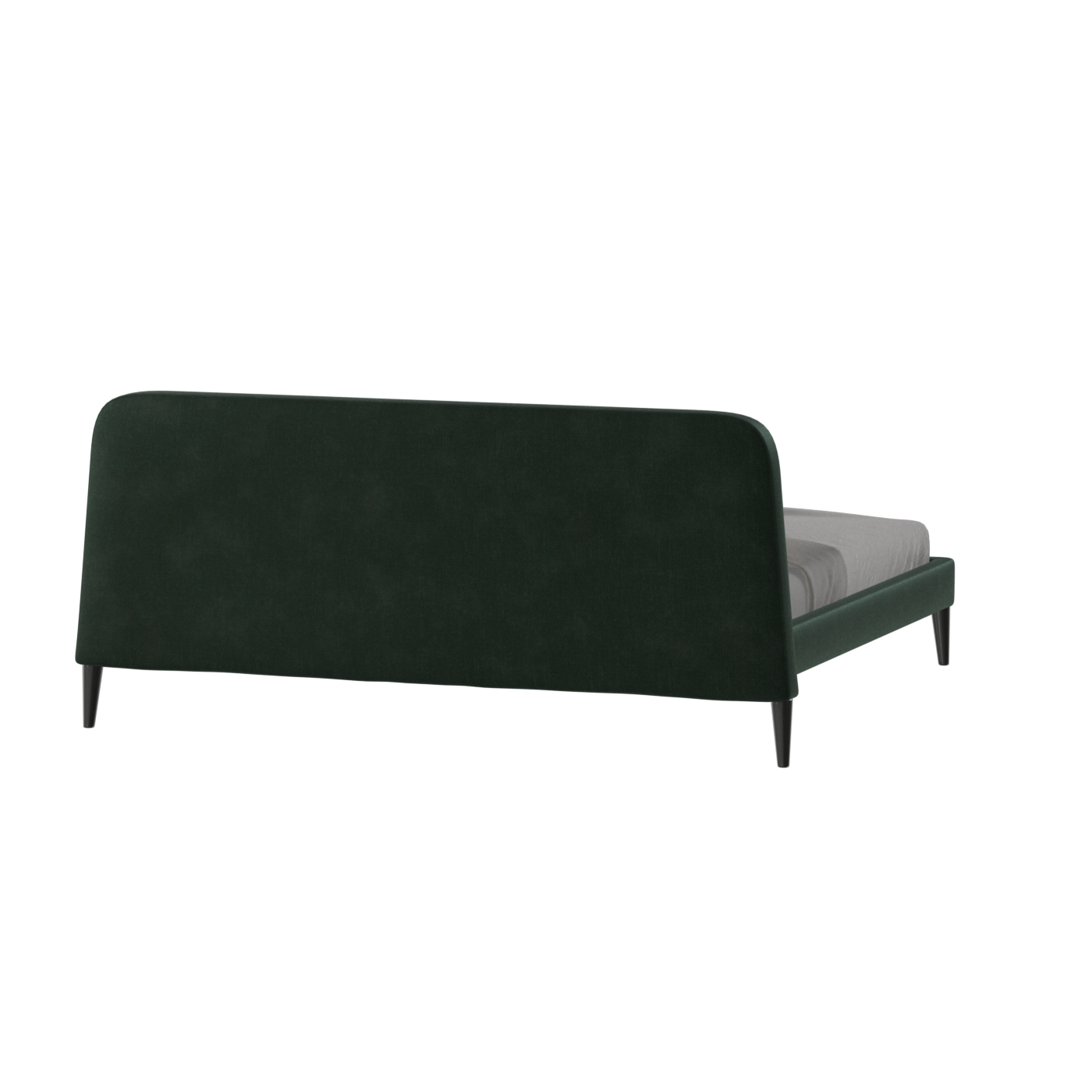 Lit double Selma avec capitonnage vertical profond