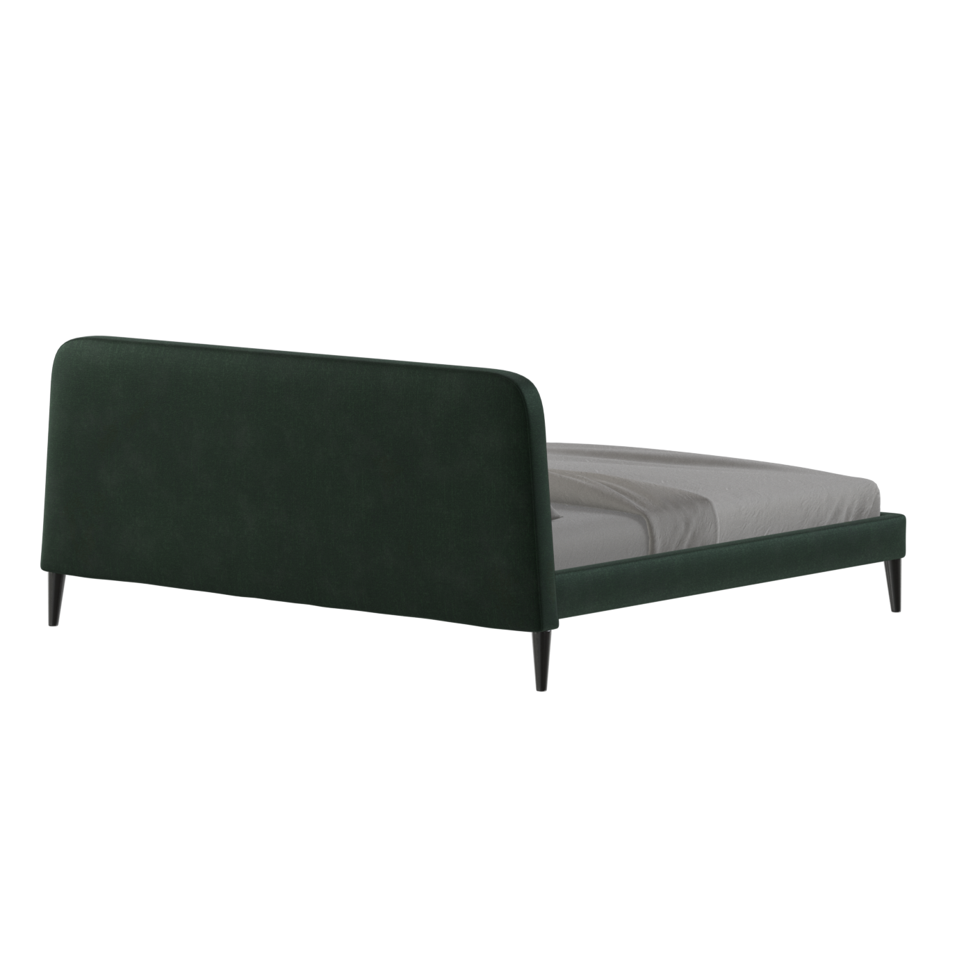 Lit double Selma avec capitonnage vertical profond