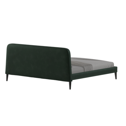 Lit double Selma avec capitonnage vertical profond