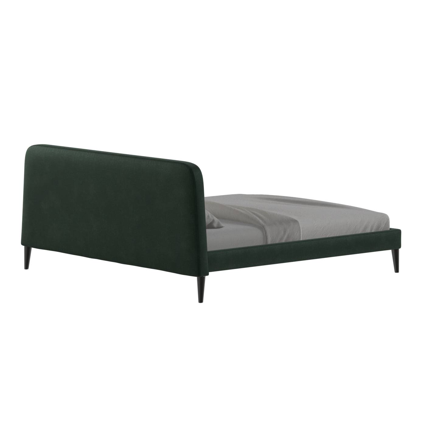 Lit double Selma avec capitonnage vertical profond