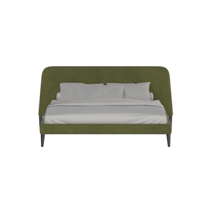 Lit double Selma avec capitonnage vertical profond