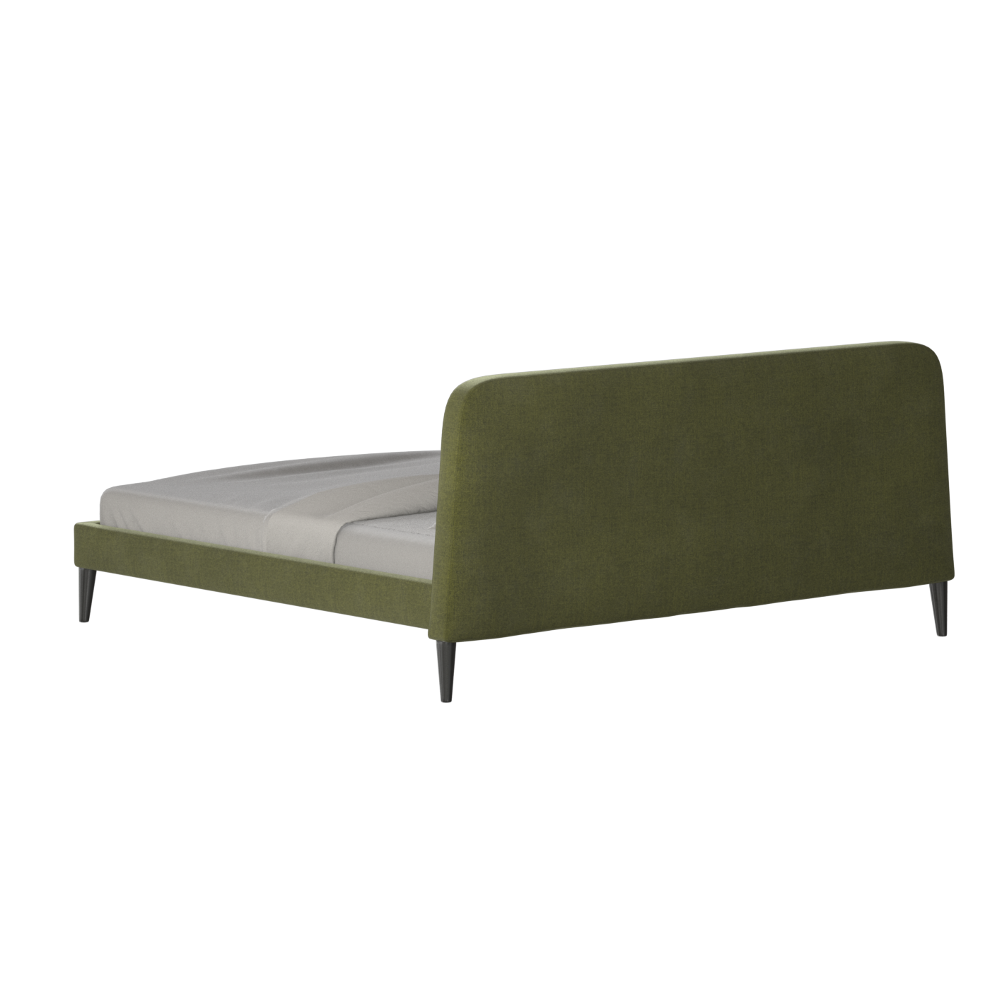 Lit double Selma avec capitonnage vertical profond