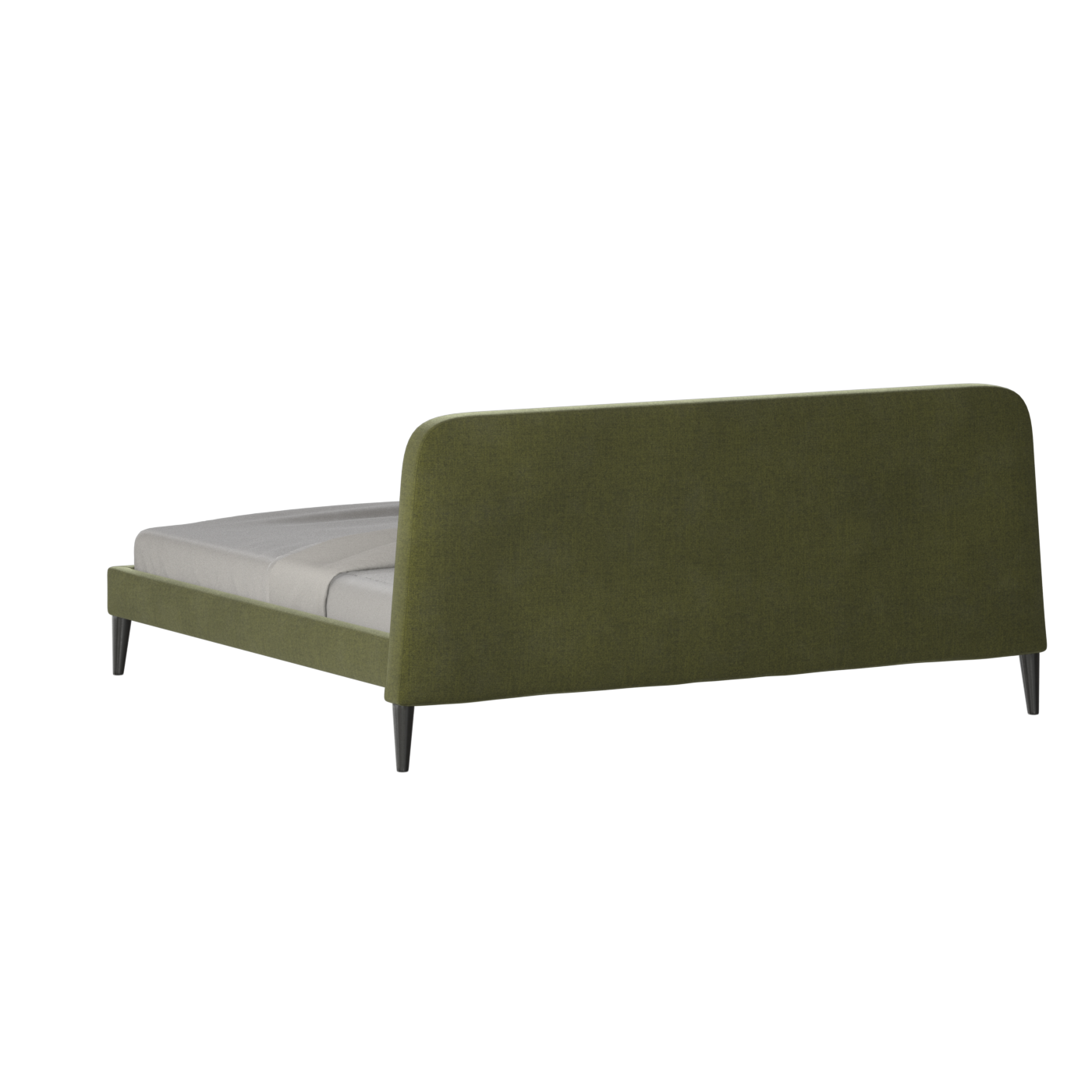 Lit double Selma avec capitonnage vertical profond