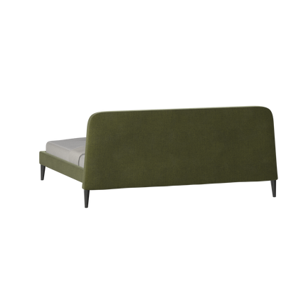Lit double Selma avec capitonnage vertical profond