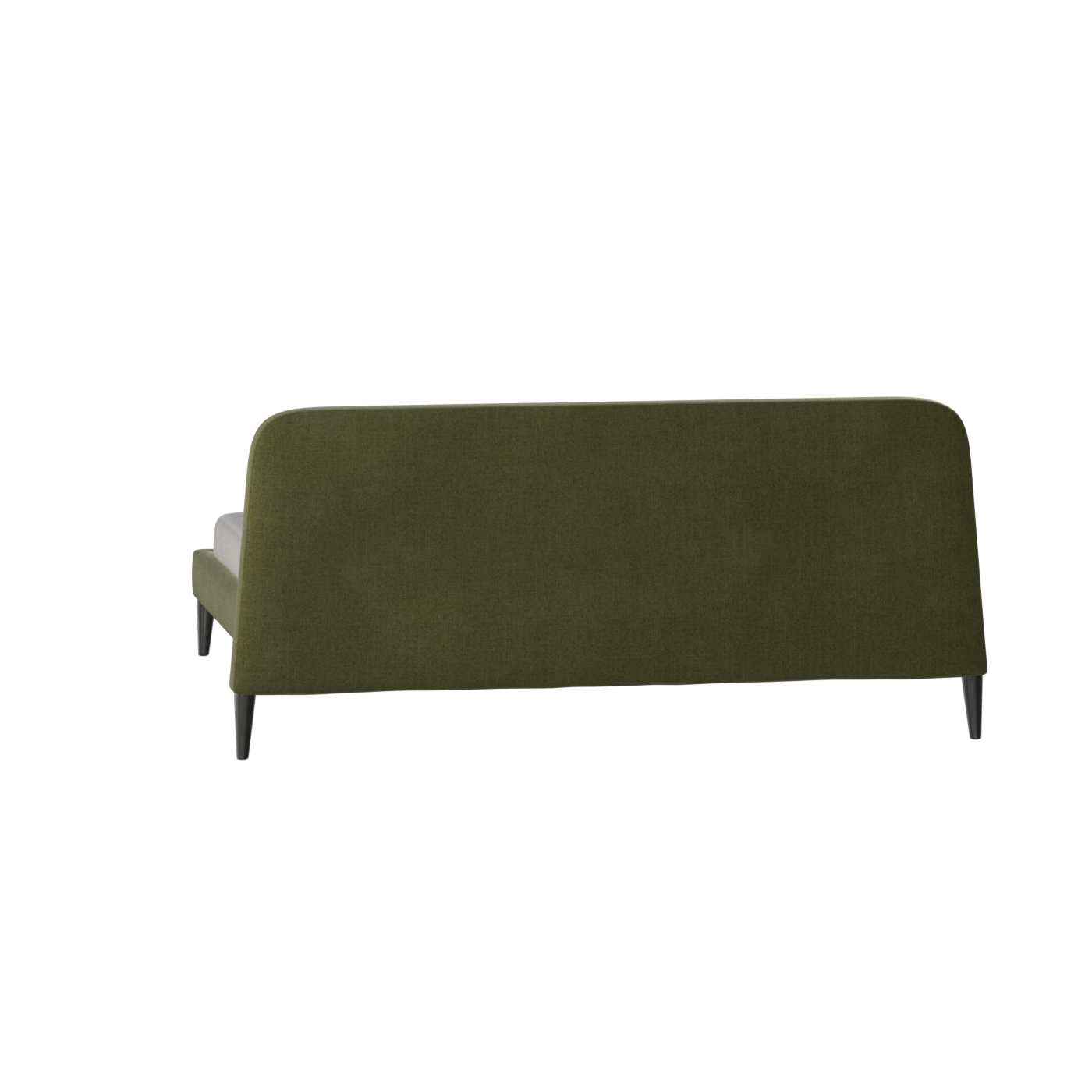 Lit double Selma avec capitonnage vertical profond