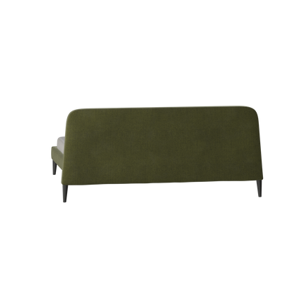 Lit double Selma avec capitonnage vertical profond