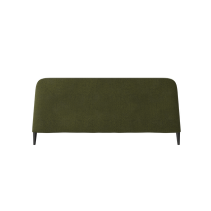 Lit double Selma avec capitonnage vertical profond