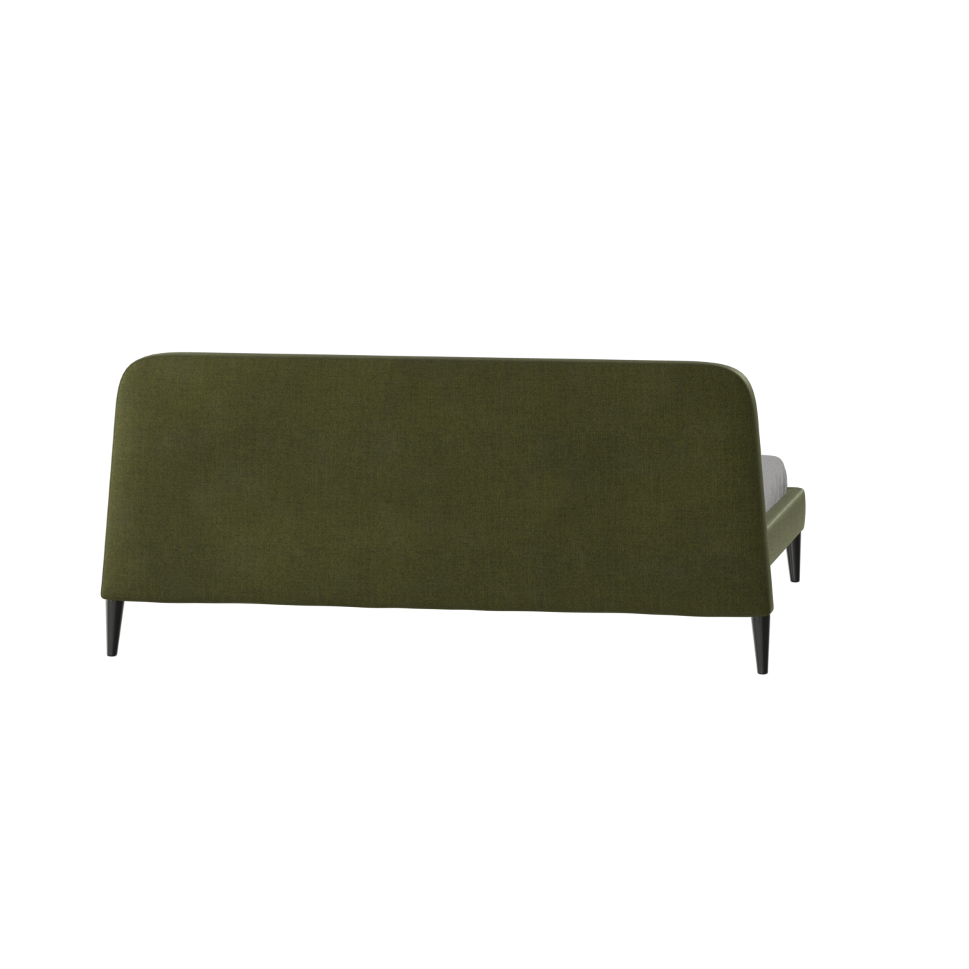 Lit double Selma avec capitonnage vertical profond
