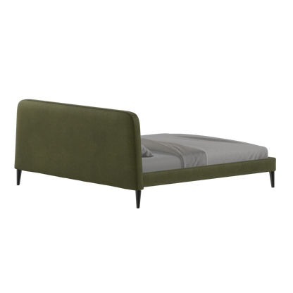 Lit double Selma avec capitonnage vertical profond