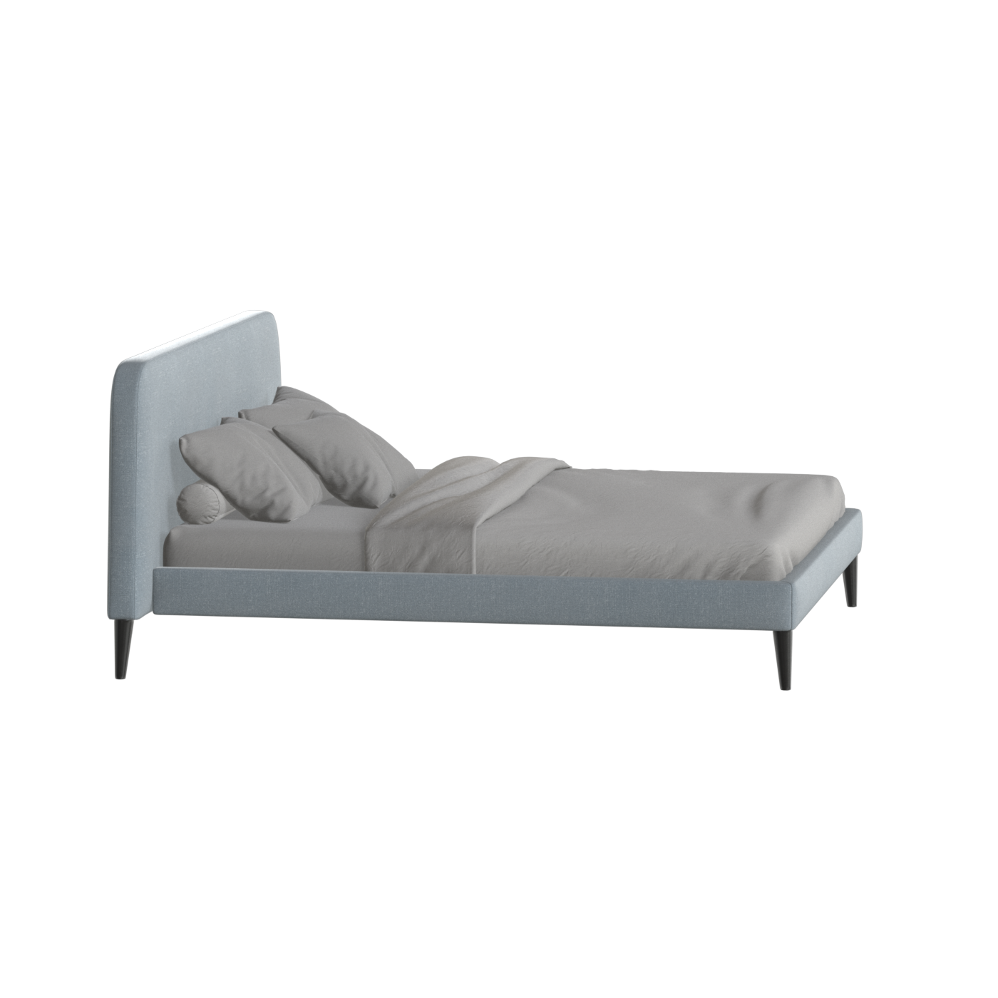 Selma Double Bed with Deep Vertical Tufting