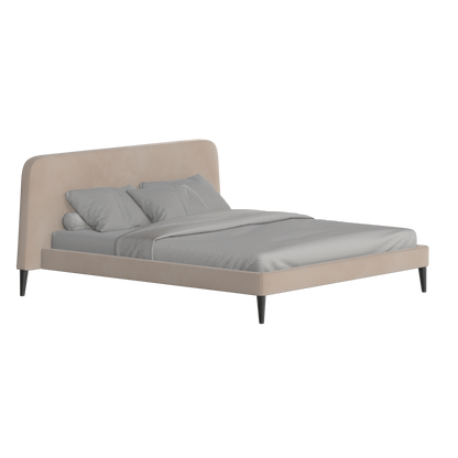 Selma Double Bed with Deep Vertical Tufting