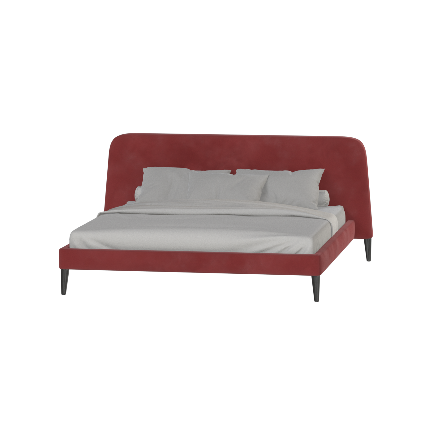 Selma Double Bed with Deep Vertical Tufting