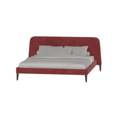 Selma Double Bed with Deep Vertical Tufting