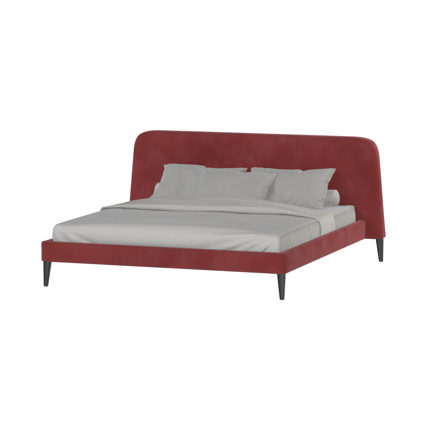 Selma Double Bed with Deep Vertical Tufting