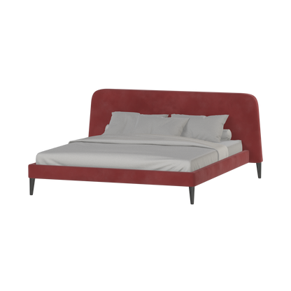 Selma Double Bed with Deep Vertical Tufting