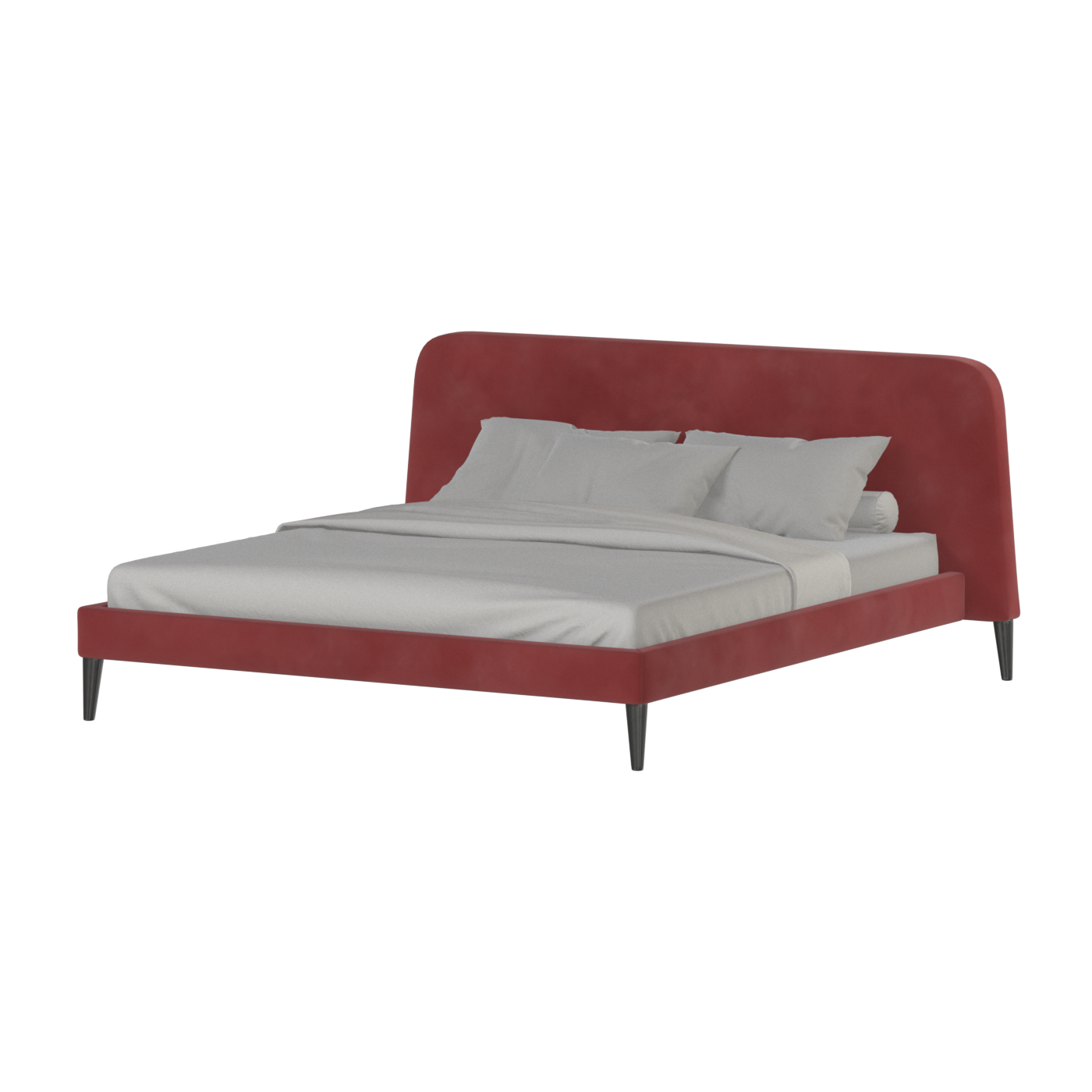 Selma Double Bed with Deep Vertical Tufting