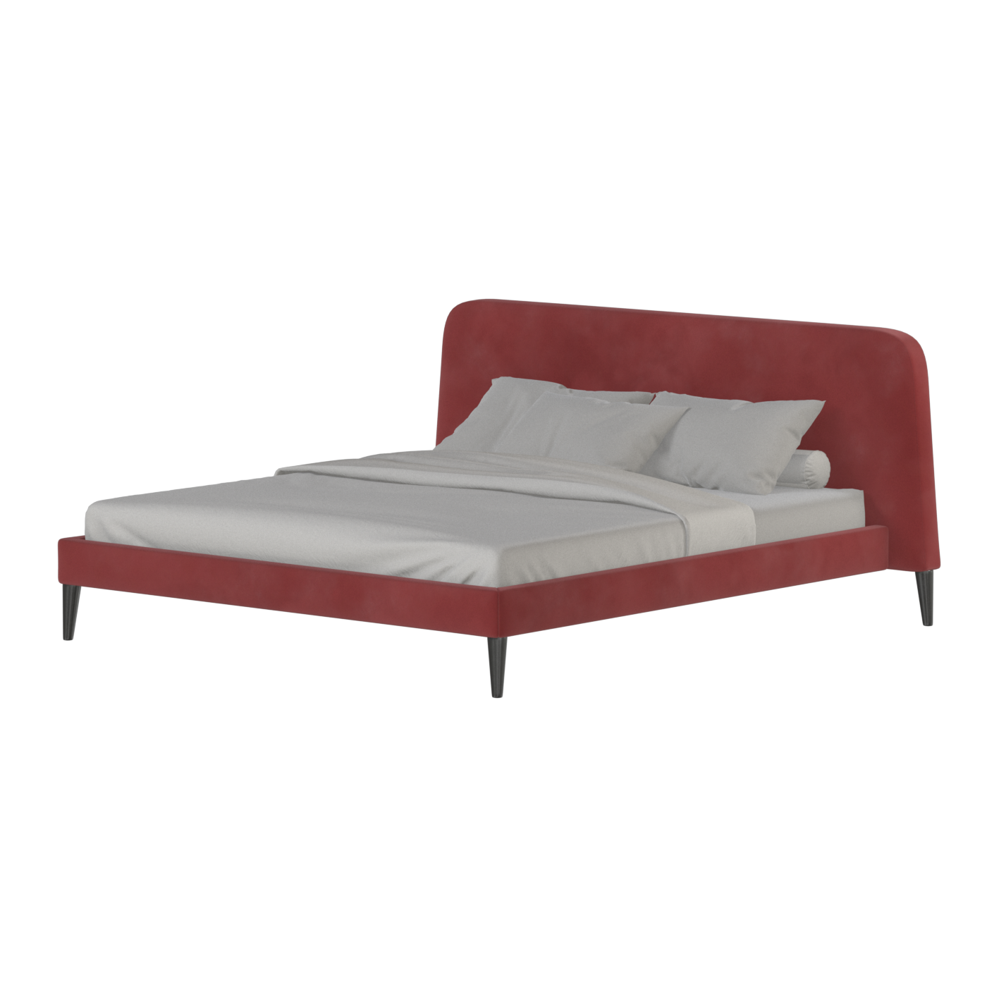 Selma Double Bed with Deep Vertical Tufting