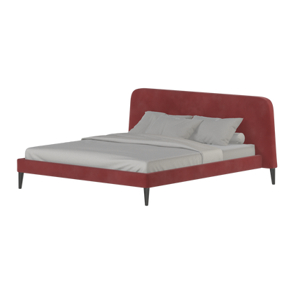 Selma Double Bed with Deep Vertical Tufting
