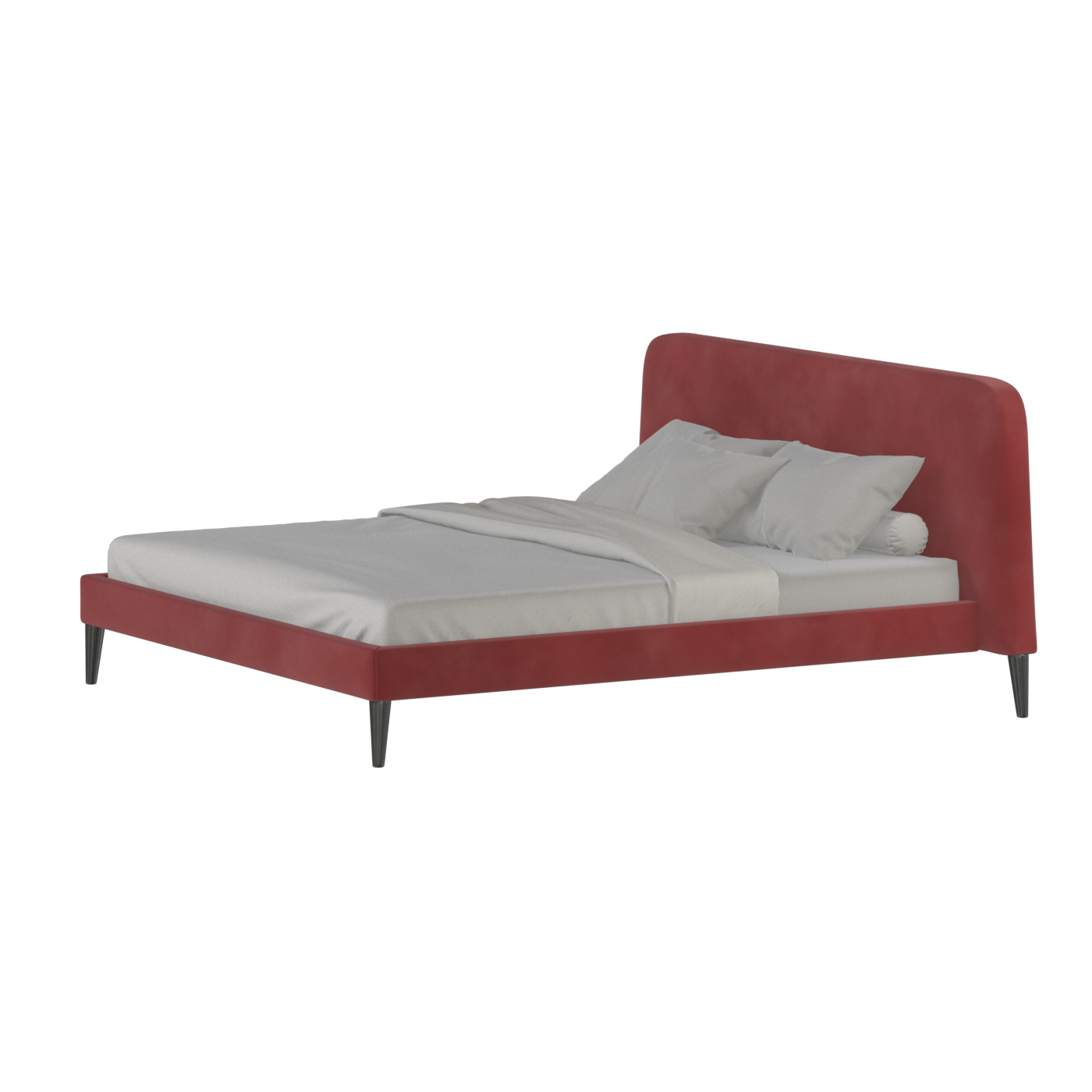 Selma Double Bed with Deep Vertical Tufting