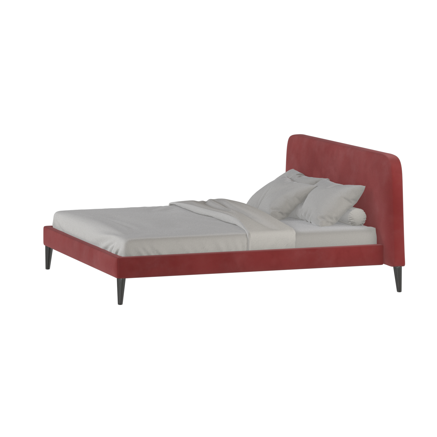 Selma Double Bed with Deep Vertical Tufting
