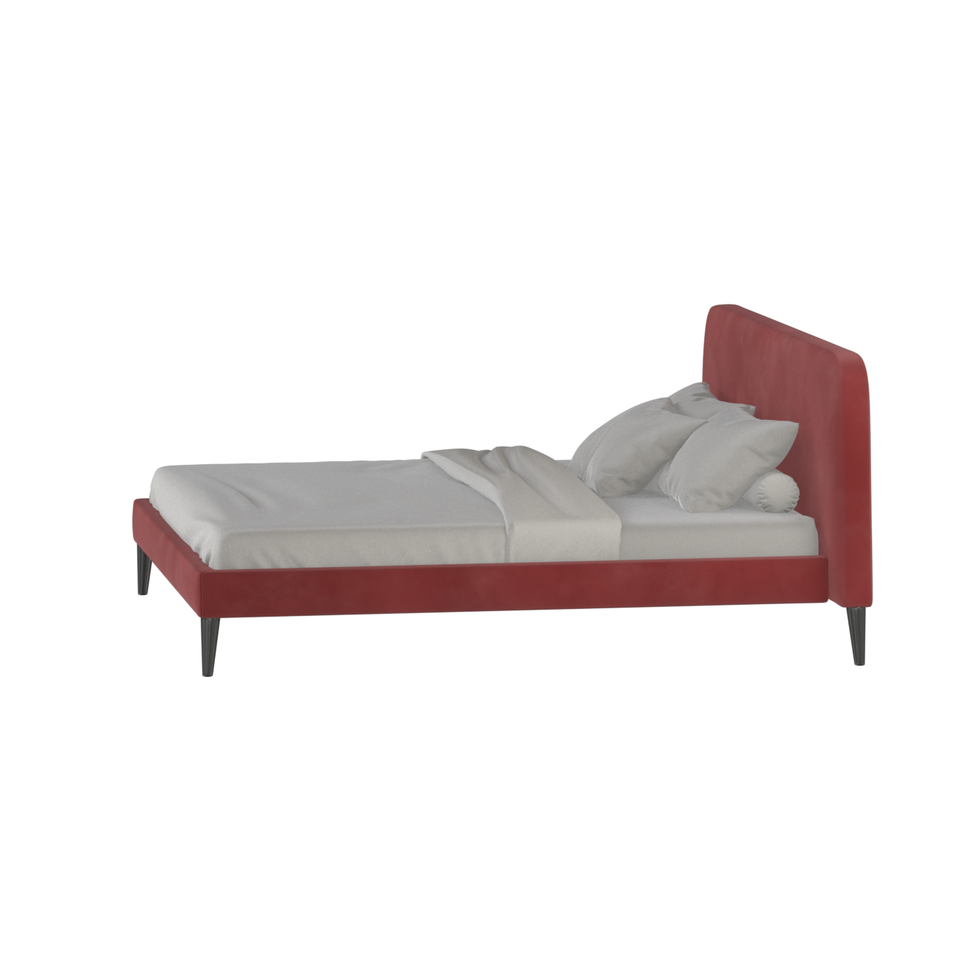 Selma Double Bed with Deep Vertical Tufting